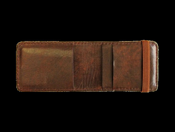 Leather Credit Card Holder Minimalist Wallet - Color: Different Available