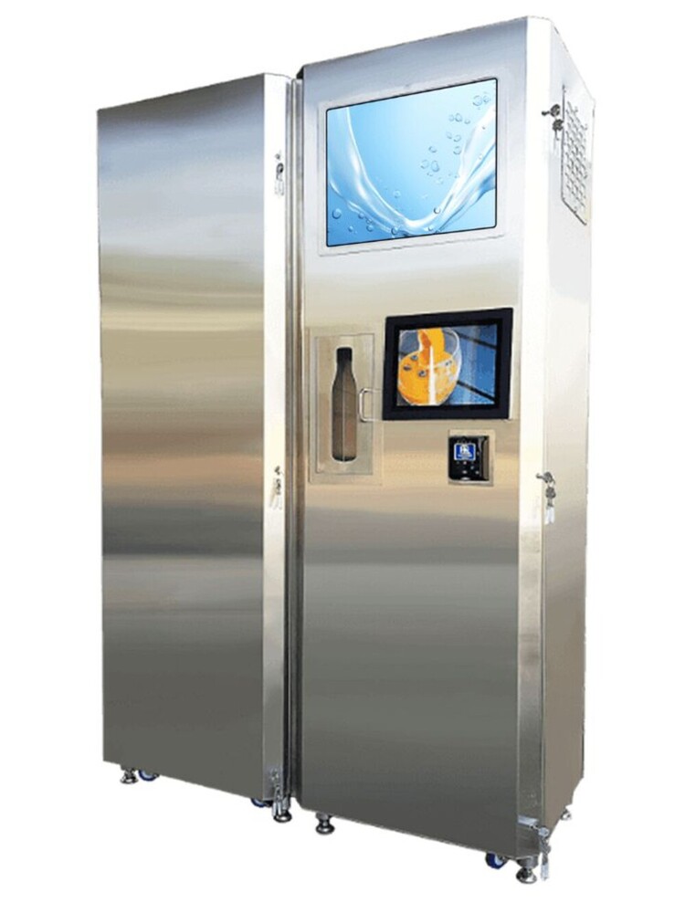 Smart Water Vending Machine - Material: Stainless Steel