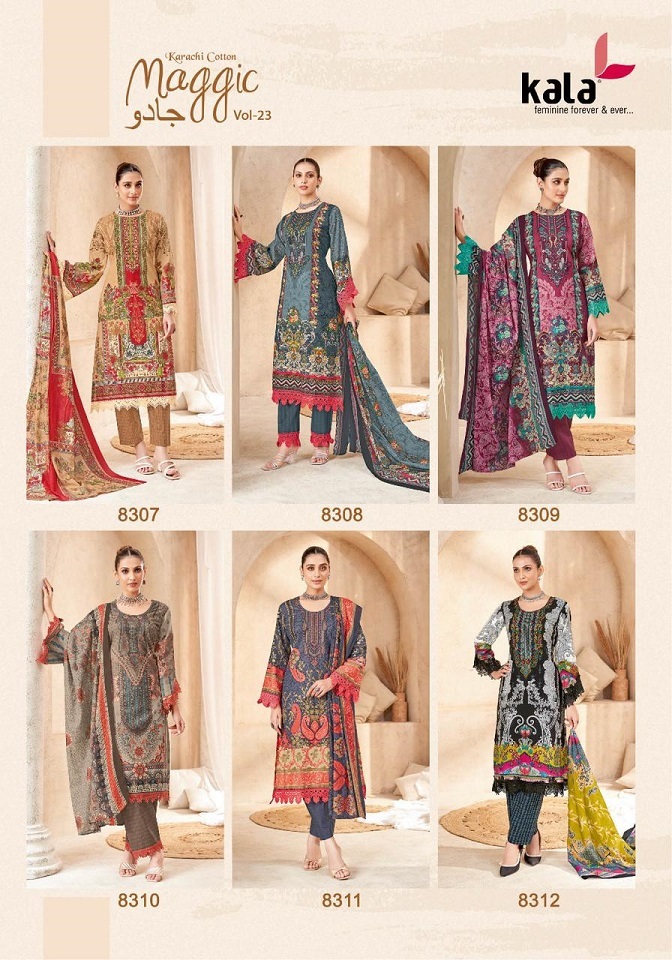 Kala Magic Vol-23  Dress Material