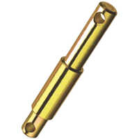 Tractor Implement Mounting Pin - Color: Golden