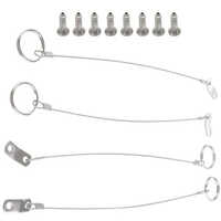 Ss Cord Lanyard - Color: Silver