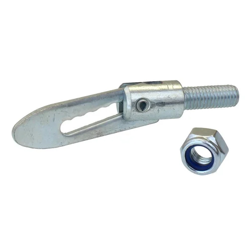 Drop Lock Pin Weld On Type - Color: Silver