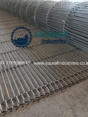 Stainless Steel Wire Conveyor Belt For Battering Machine - Color: Silver