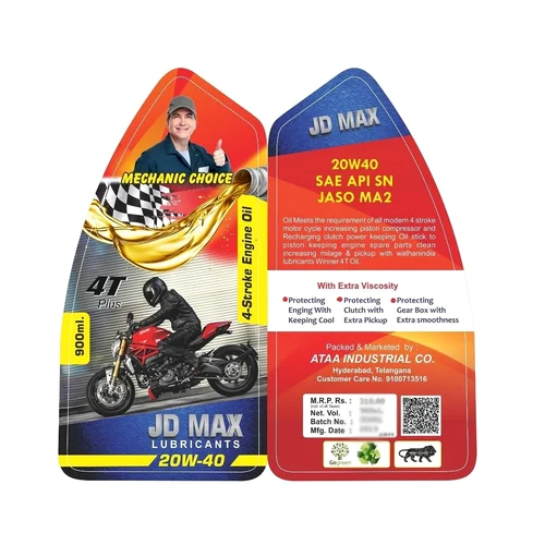 Bottle Printed Sticker - Color: Multi Colour