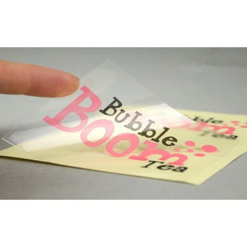 Transparent Label Sticker
