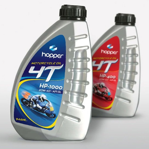 Engine Oil Label Sticker