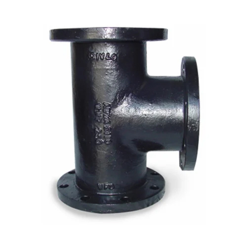 Ductile Iron Tee - Color: Black