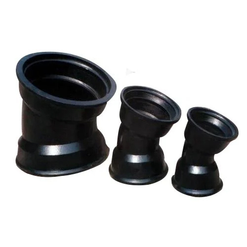 Ductile Iron Pipes Fittings - Color: Black