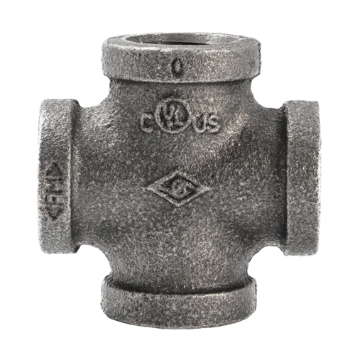 Ductile Iron Cross Tee - Color: Grey