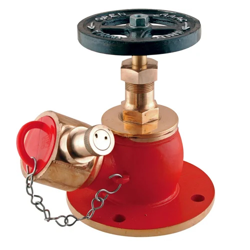 Cast Iron Fire Hydrant Valve - Color: Red