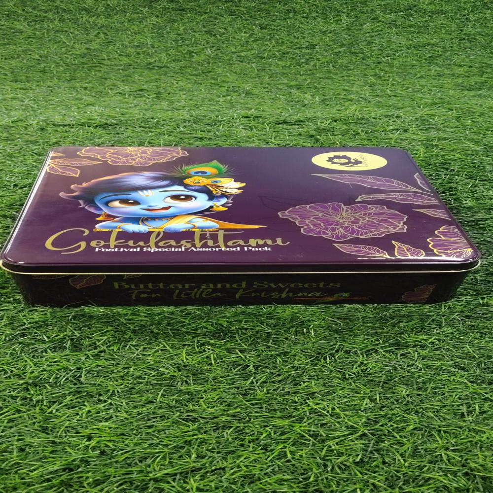 Janamashtami Printed Tins - Color: Multicolor
