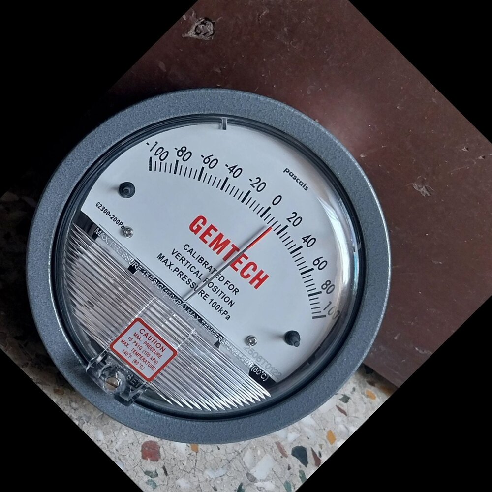 GEMTECH OMEGA DIFFERENTIAL PRESSURE GAUGE Near Upcoming Industrial Area Indore Madhya Pradesh