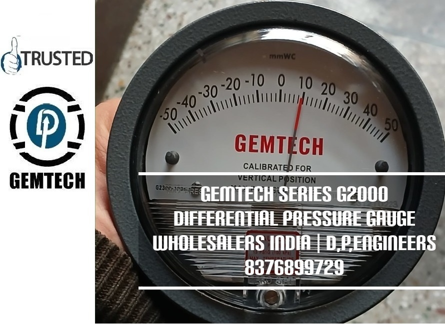 Popular Brands Across India {GEMTECH Differential Pressure Gauge wholesale} in Hyderabad