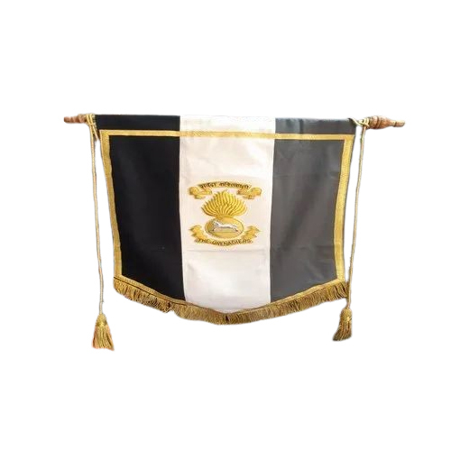 Indian Army Flag - Color: Black And White