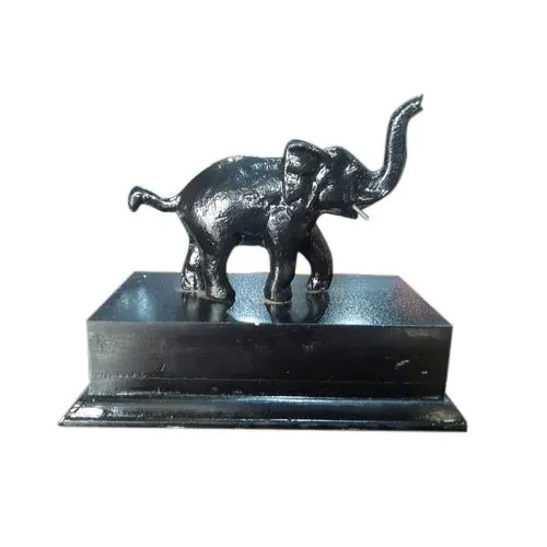 Wooden Elephant Memento - Color: Black
