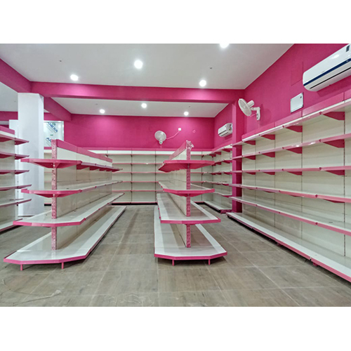 Display Stand Rack - Color: Pink & Whte