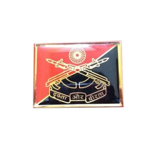 Army Uniform Commendation Card - Color: Red And Black