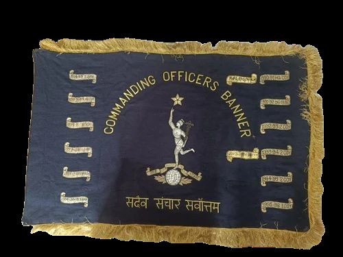 Embroidered Cloth Badge - Color: Blue