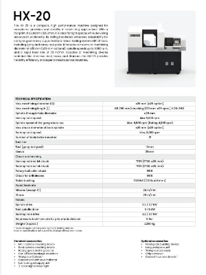 Cnc Sliding Head Machine - Color: Blue