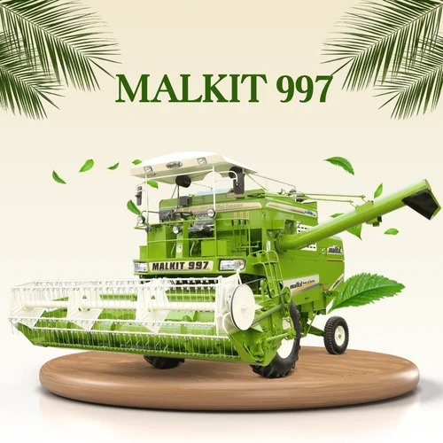 Malkit 997 Self Propelled Combine Harvester - Capacity: 2.5 Acres/Hr Kg/Hr