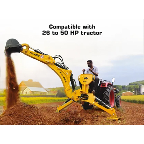 Bull Tpl Mini Backhoe Tractor - Capacity: 2A  3 Tons Per Load Ton/Day