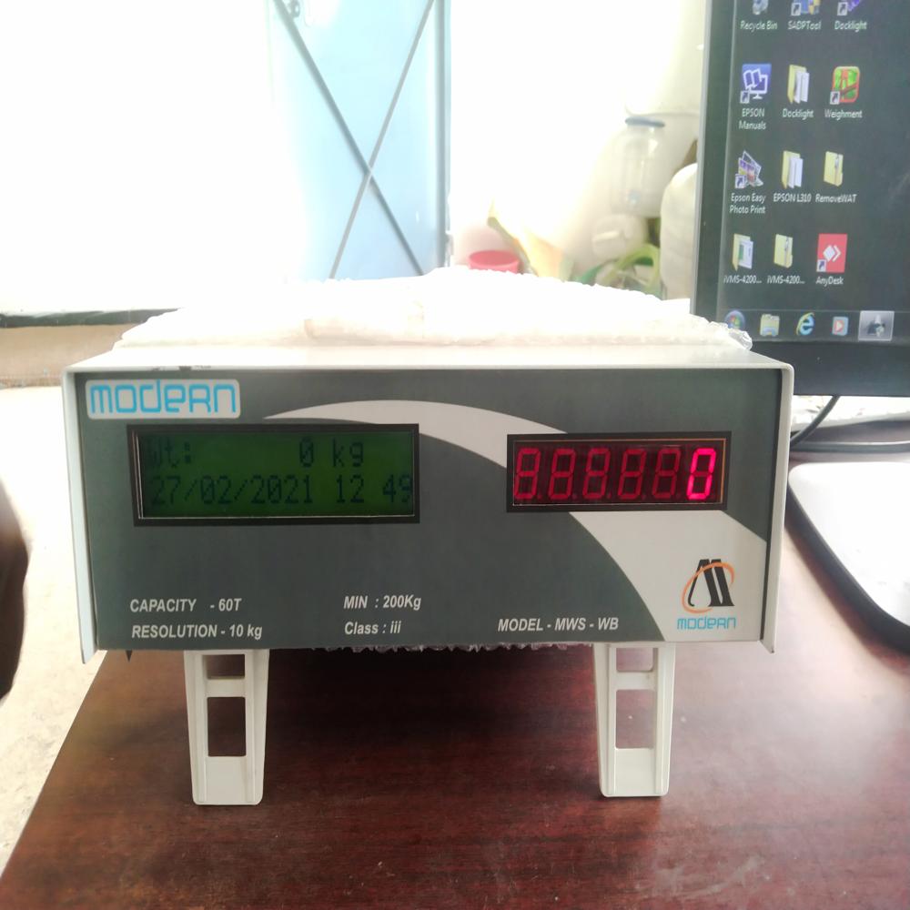 Weighing Indicator - Color: Blue