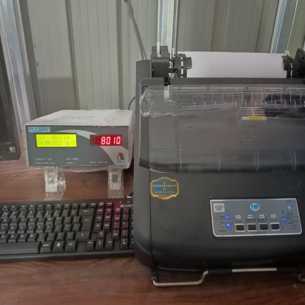 Weighing Indicator - Color: Blue