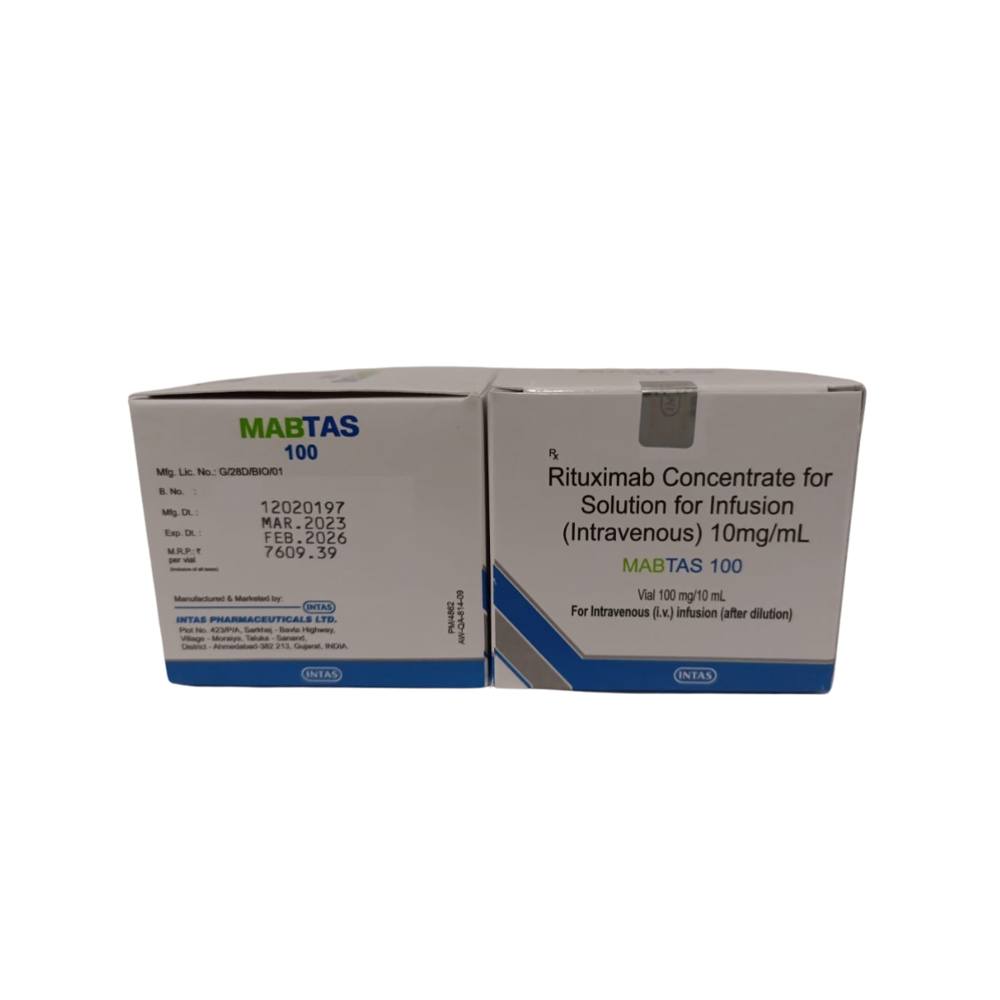 Mabtas Rituximab 100 Mg Injection