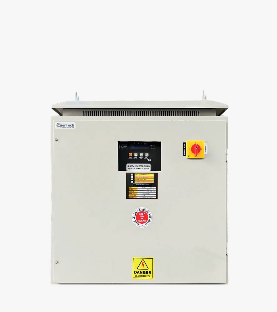 Enertech 5Kva 3 Phase Air Cooled Servo Stabilizer - Frequency (Mhz): 50-60 Hertz (Hz)