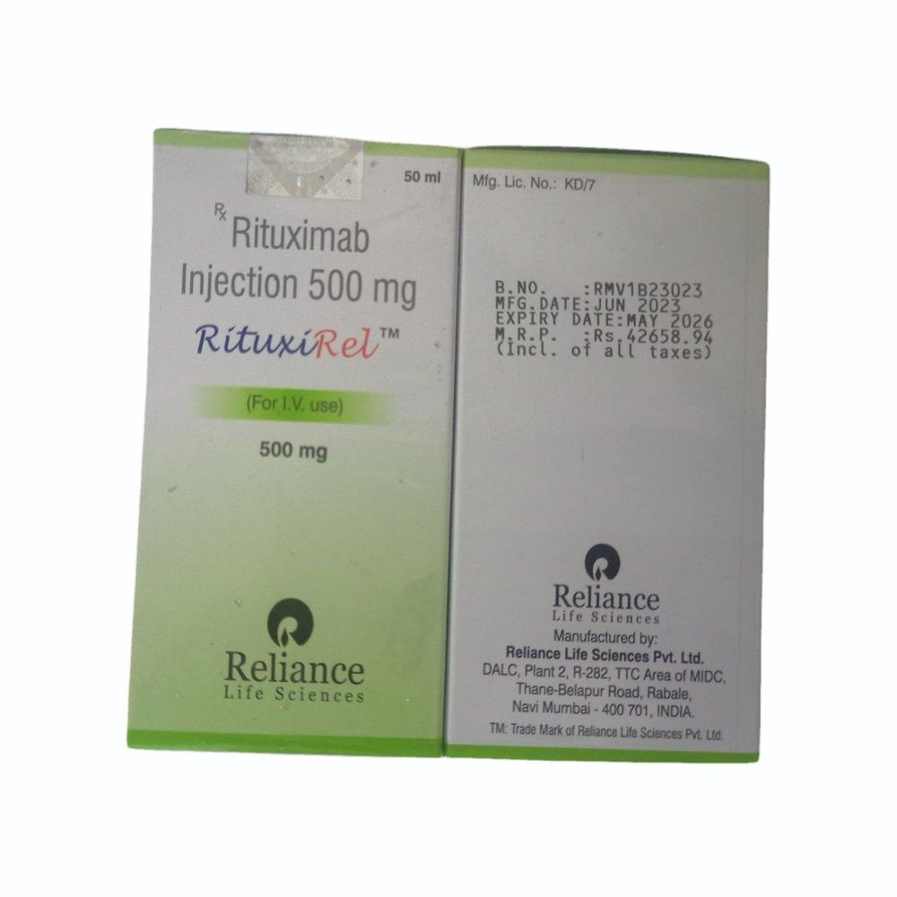 Rituxirel Rituximab 500 Mg Injection