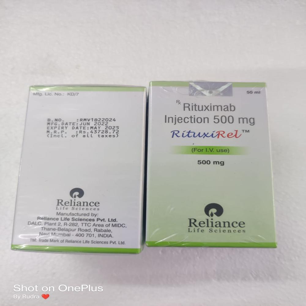 Rituxirel Rituximab 500 Mg Injection