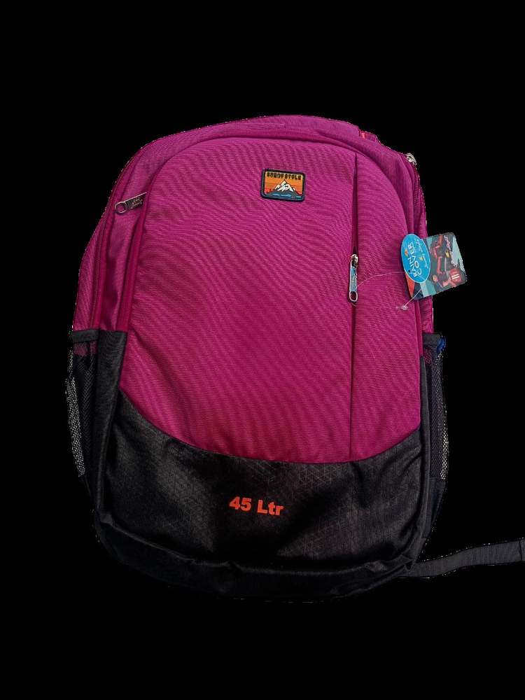 45 Ltr Capacity Backpack - Color: Black