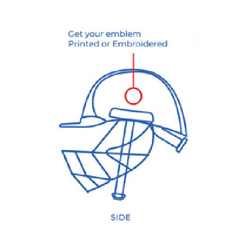 Customised Cricket Helmet - Size: Adjustable