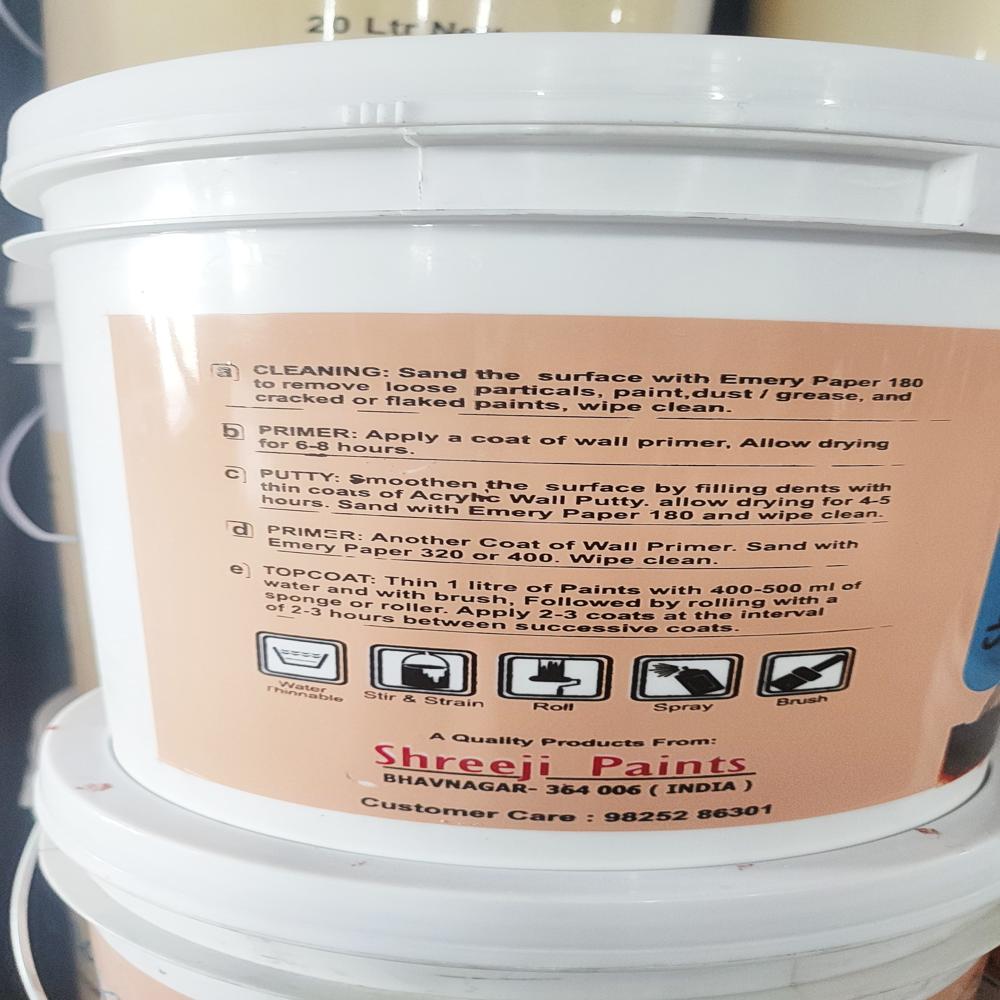 Krishna Plastic Emulsion Paint - Application: Decorative & Protective Coating
