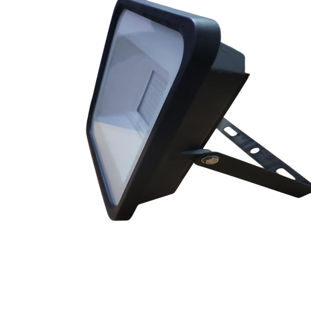 100w Led Flood Light - Black Housing, Ip65/ip66 Rating, 50-60hz Frequency, Pure White Illumination | Energy Efficient, Low Maintenance, Long Lifespan