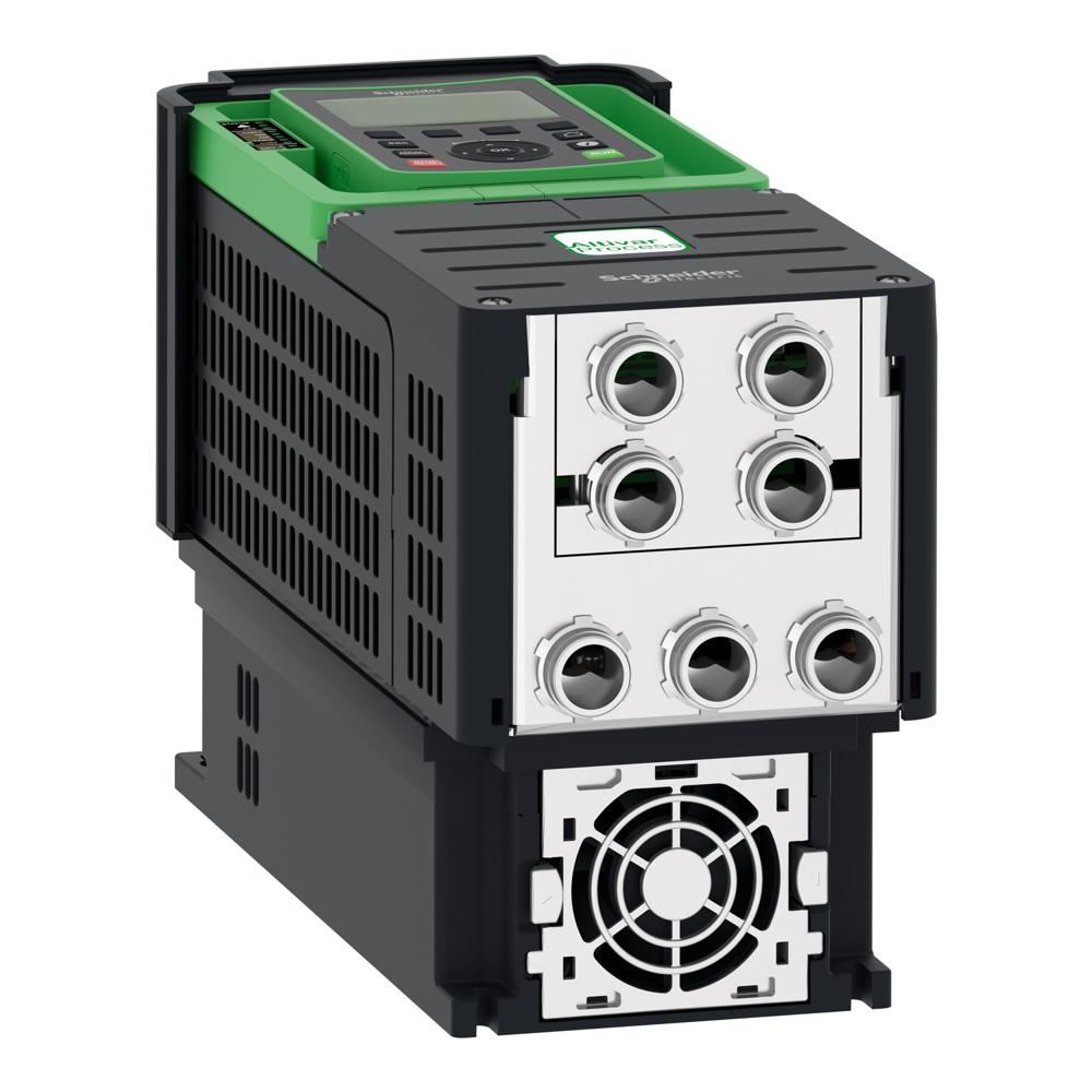 Atv930u22n4-variable Speed Drive, Altivar Process Atv900, Atv930, 2.2kw, 400 To 480v, With Braking Unit, Ip21 - Color: Black