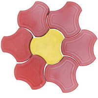 60mm Cosmic Paver Block - Color: Red