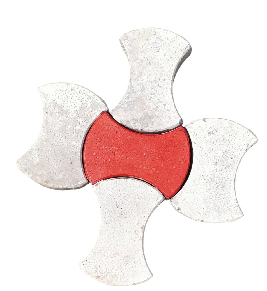 60 Mm Damru Paver Block - Color: Grey