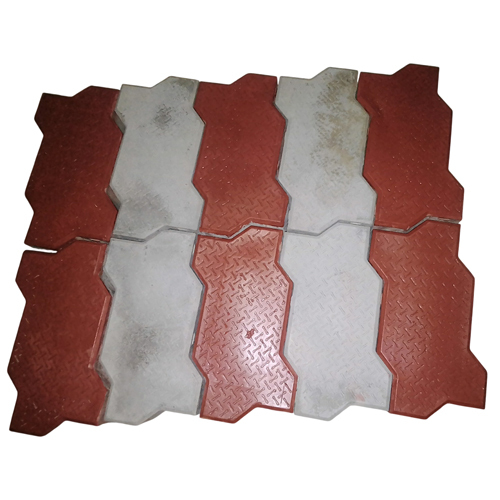 80 Mm Zig Zig Paver Block - Color: Multi Colour