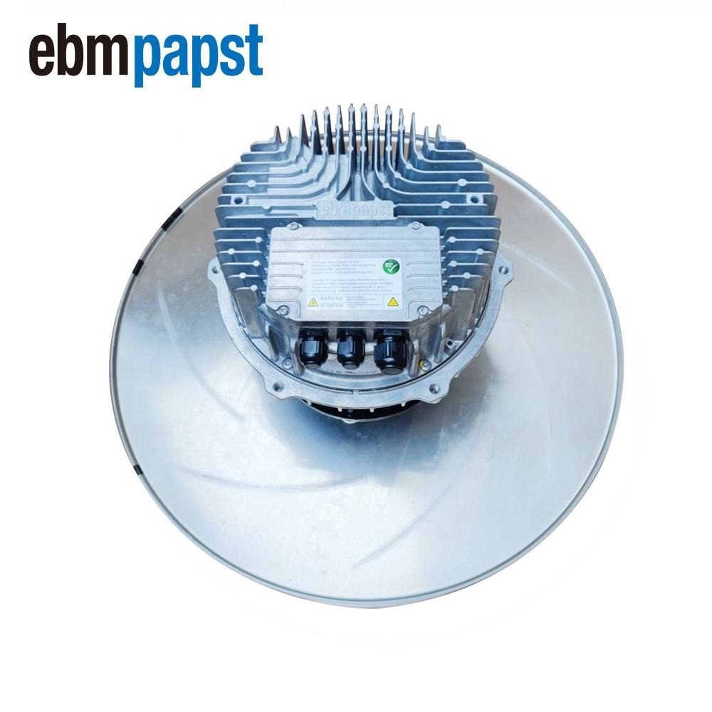 ebmpapst R3G560-AQ04-01 400V AC 50/60HZ 4700W 7.3A 1750RPM 11640m3/h IP 54 Ball Bearing EC Centrifugal Cooling Fan