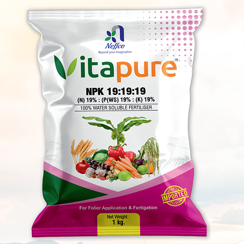19-19-19 1Kg 100% Water Soluble Fertilizer - Physical State: Powder