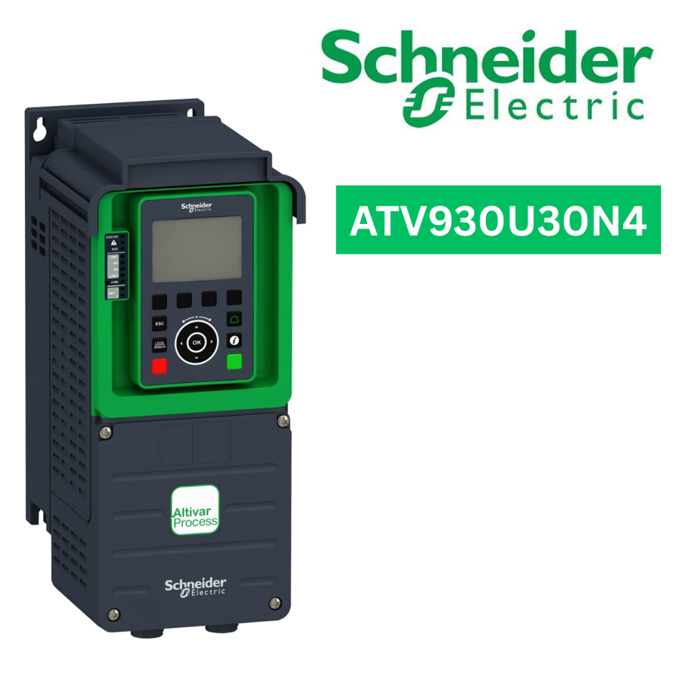 ATV930U30N4-variable speed drive, Altivar Process ATV900, ATV930, 3kW, 400 to 480V, with braking unit, IP21