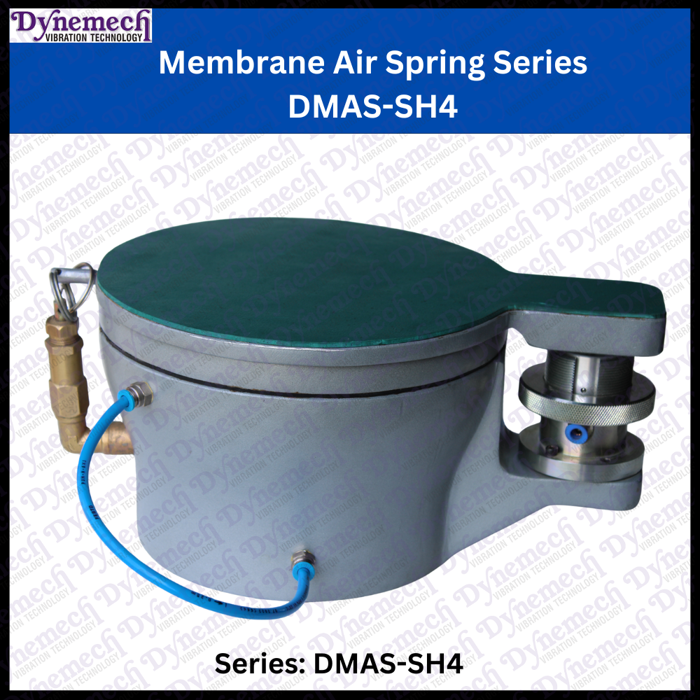 Dynemech Pneumatic Leveling Mounts With Automatic Level Control Series Dmas-sh4 - Color: Grey