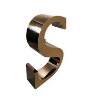 S Shape Brass Letter - Features: Corrosion Resistance