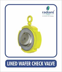 Ptfe Lined Wafer Check Valve - Color: As Per Requirements