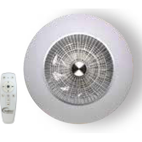 Flat Ceiling Deco Fan - Color: White