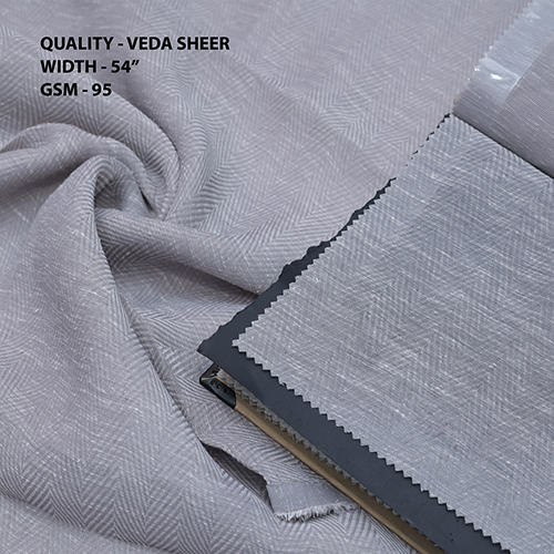 Veda Sheer Fabric - Material: Cotton