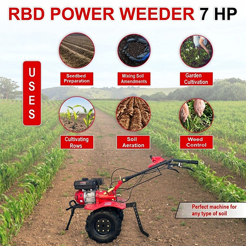 7hp Power Weeder - Features: Easy To Operate