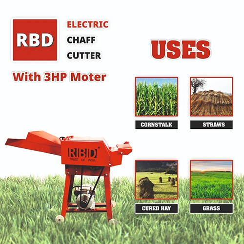 Chaff Cutter With 3 Hp Motor - Capacity: 600-1000 Kg/hr