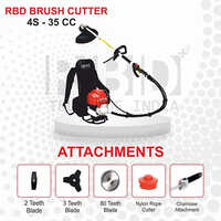 35cc Brush Cutter with Chain Saw